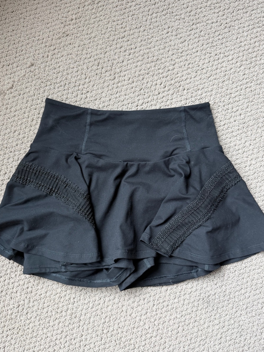 FP Movement by Free People Black Layered Athletic Skort - Picture 1 of 6